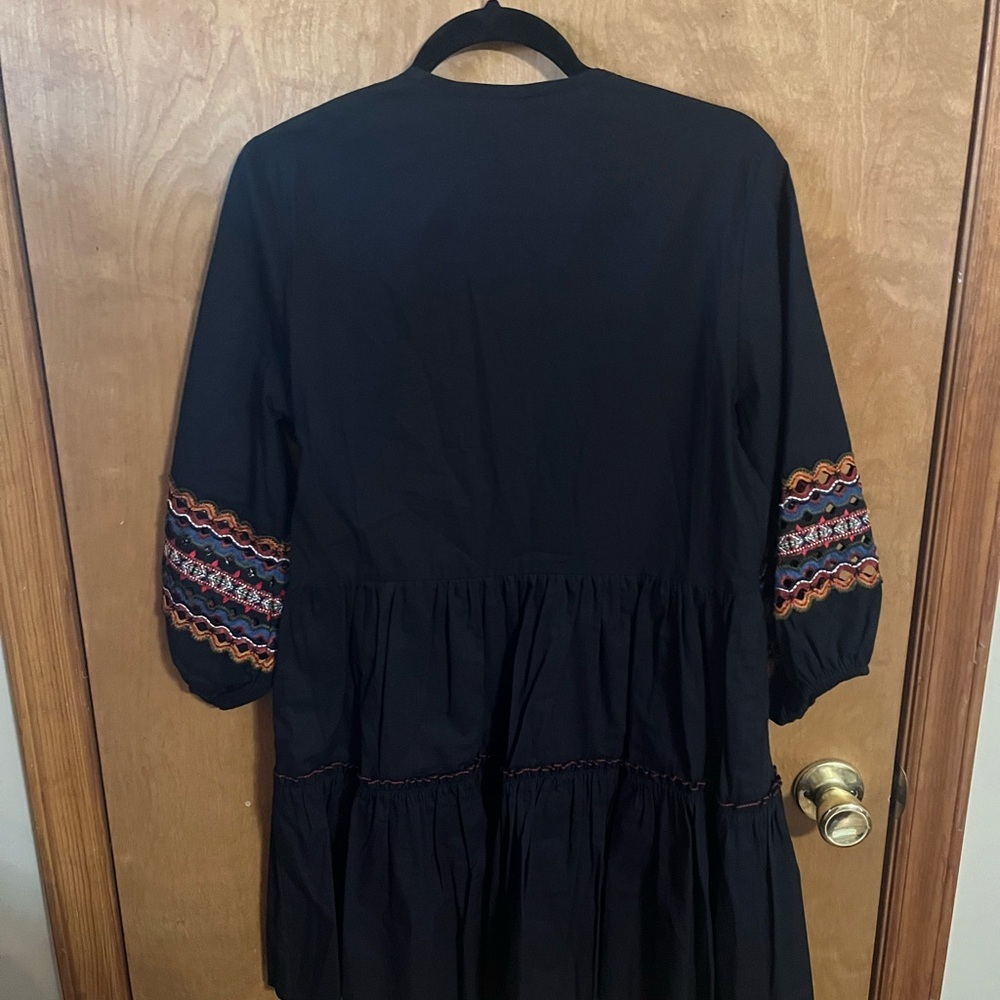 Sachin and Babi Black Embroidered Dress - Picture 6 of 6